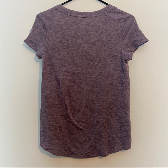Mossimo XS V-Neck Purple Shirt - Picture 3 of 4
